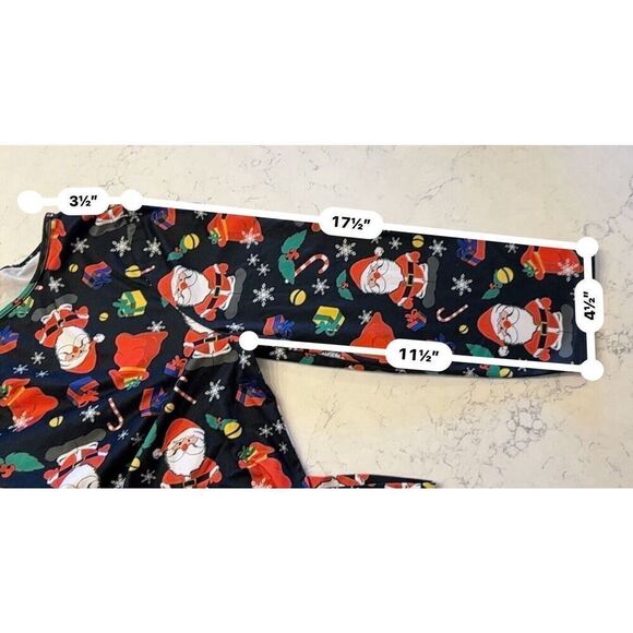 Cute Ugly Women’s Christmas Dress Santa Clause Presents AOP Size S Fast Ship - Picture 5 of 9